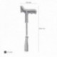 Llave Bujias Articulada 21 mm. Con Mango T