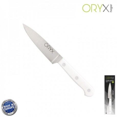 Husky Peel 11 cm faca. Lâmina de aço inoxidável, faca de legumes, faca cortando manga branca de manga branca