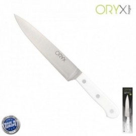 Vegetais de faca rouca 17 cm. Lâmina de aço inoxidável, faca de legumes, faca cortando manga branca de manga branca
