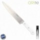Cozinha husky cozinha 20 cm. Folha de aço inoxidável, faca de carne, faca de peixe, faca de chef, alça ergonômica branca