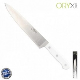Cozinha husky cozinha 20 cm. Folha de aço inoxidável, faca de carne, faca de peixe, faca de chef, alça ergonômica branca