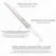 Faca Husky Panero 21 cm. Lâmina de aço inoxidável, faca de pão, faca ergonômica de corte branco