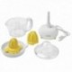 Squeezer de laranja elétrico 25 watts. Capacidade de 700 ml. NAJAS de ensino seguro, cliente de frutas