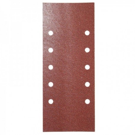 Lixando com velcro 115x280 mm. Com 80 orifícios de grãos (10 peças)