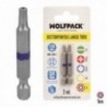 Dicas longas Torx T25 Chave de fenda (2 pedaços). Aço S2 para cromo de vanádio. Dicas hexagonais, parafusos,