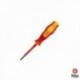 Chave de fenda Phillips isolou o certificado VDE 1.000 V. Ph 0 - 3,0 x 60 mm. Chave de fenda de segurança elétrica