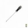 Chave de fenda aço de aço s2 manga bimaterial tpr. Meça 0,8 x Ø 4,0 x 150 mm. DIN5265