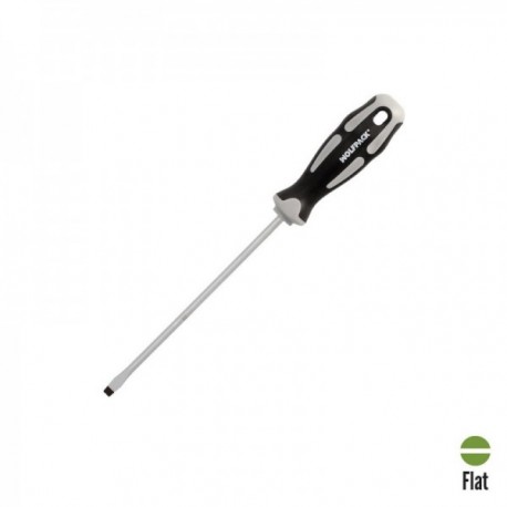 Chave de fenda aço de aço s2 manga bimaterial tpr. Medida 1,0 x Ø 5,5 x 150 mm. DIN5265