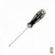 Destornillador Plano Vaciado Acero S2 Mango TPR Bimaterial. Medida 0,5 x Ø 3,0 x 100 mm. DIN5265