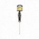 Destornillador Plano Vaciado Acero S2 Mango TPR Bimaterial. Medida 0,5 x Ø 3,0 x 100 mm. DIN5265