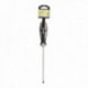 Destornillador Plano Vaciado Acero S2 Mango TPR Bimaterial. Medida 1,2 x Ø 6,0 x 150 mm. DIN5265