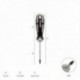 Torx Torx Torx Aço S2 Mango Bimaterial TPR. Meça T07 X Ø 3,0 x 75 mm.