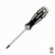 Torx Torx Torx Aço S2 Mango Bimaterial TPR. Meça T20 X Ø 5,0 x 75 mm.