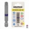 Dicas longas Torx T40 Chave de fenda (2 pedaços). Aço S2 para cromo de vanádio. Dicas hexagonais, parafusos,