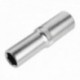 Llave Vaso 1/2" Hexagonal Larga 17 mm. Perfil de 6 caras. Acero Cromo Vanadio, Aristas Redondas