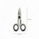 Scissors de eletricista de 140 mm. Mango TPR Sem tensão. Folhas de aço inoxidável, ergonômica, tesoura cortada, cabeludo, peludo