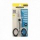 Scissors de eletricista de 140 mm. Mango TPR Sem tensão. Folhas de aço inoxidável, ergonômica, tesoura cortada, cabeludo, peludo