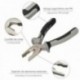 Alicates universais 180 mm. Chrome Vanadio Steel Din-Iso 5746