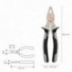 Alicates universais 200 mm. Chrome Vanadio Steel Din-Iso 5746