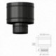 Terminal Antirrevocante Estufa Vitrificado Negro Ø 120 mm. Sombrero Tubo Chimenea, Sombrero Tubo Humo, Sombrero Tubo Calefacción