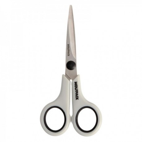 Tesoura multiuso aço inoxidável 5,5 " / 140 mm. Folhas de aço inoxidável, alça confortável e macia