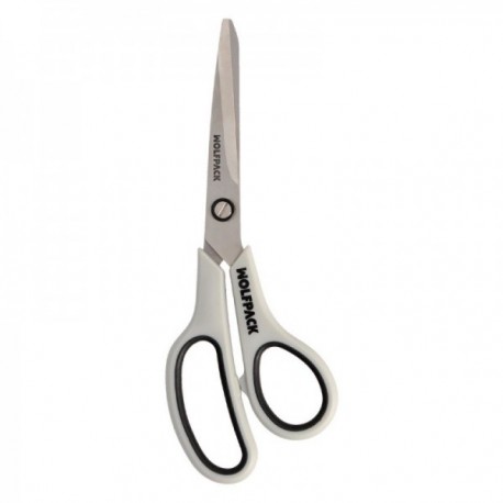 Tesoura multiuso aço inoxidável 7,5 " / 180 mm. Folhas de aço inoxidável, alça confortável e macia