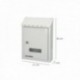 Caixa de correio externa 205 x 300 x 70 mm. Branco