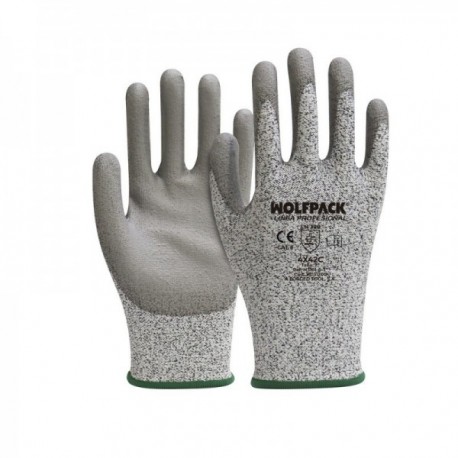 Fibra de vidro anti -Gloves Tamanho 7 "