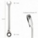 Llave Combinada Con Carraca 11 mm. DIN 3113
