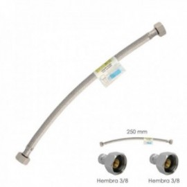 Aço inoxidável flexível de aço inoxidável flexível 3/8 - fêmea 3/8 - 250mm