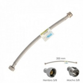 Aço inoxidável flexível Aço masculino 3/8 - fêmea 3/8 - 200mm