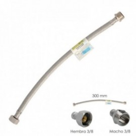 Aço inoxidável flexível de aço inoxidável 3/8 - fêmea 3/8 - 300mm