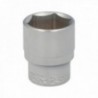 Chave de classe 1/2 "24 mm hexagonal. Perfil de 6 anos. Vanadio Chrome Steel, bordas redondas