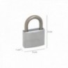 Padlock de aço inoxidável de arco normal 30 mm.