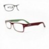 Kansas Red / Green Reading Glasses. Aumente +1,5 de vistas, aumento de óculos, óculos de visão turva