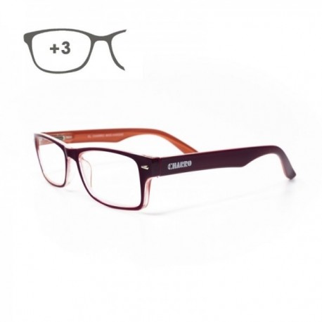 Kansas Purple / Orange Reading Glasses. Aumente +3,0 vistas de óculos, aumento de óculos, óculos de visão turva