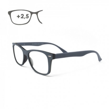 Óculos de leitura de Illinois cinza +2.5 Ver Glas