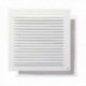 Rejilla Ventilación Aluminio Con Mosquitera Atornillable 175 x 175 mm. Color Blanco