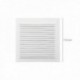 Rejilla Ventilación Aluminio Con Mosquitera Atornillable 175 x 175 mm. Color Blanco
