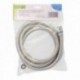 Flexo / Manguera Ducha Extensible Acero Inoxidable 1,7 a 2 Metros Accesorios de Latón. Flexible, Resistente a Torceduras,