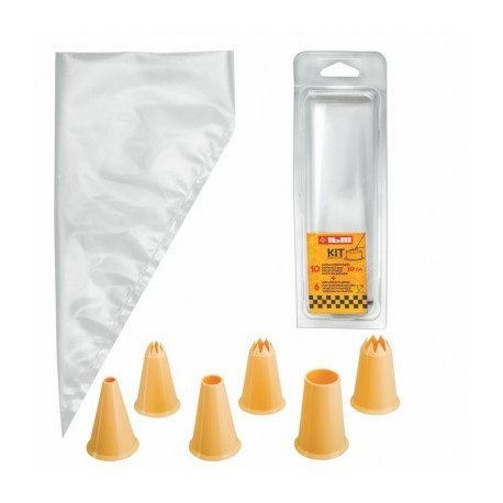 KIT PRACTIC (10 MANGAS DE 30 CM Y 6 CORNETES) DE IBILI