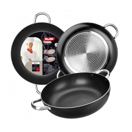 SARTEN HONDA CON 2 ASAS I-CHEF DE IBILI 28 CM