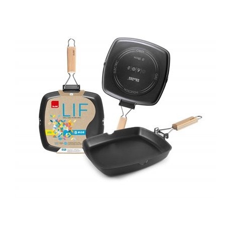 GRILL LIF ASA ABATIBLE LISO DE IBILI 20 CM