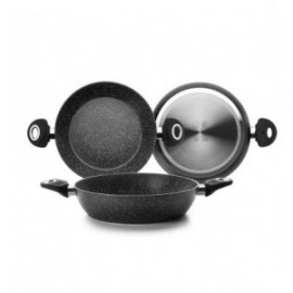 SARTEN HONDA CON 2 ASAS NATURA DE IBILI 28 CM