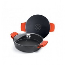 Guisera com excelente tampa de Titanio de Ibili 24 cm