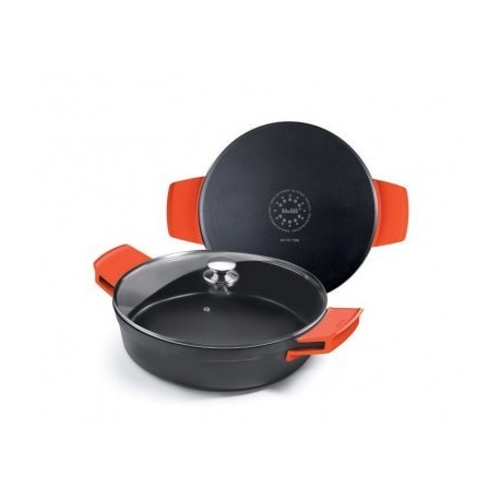Guisera com excelente tampa de titanio de Ibili 28 cm