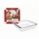 Ibili 25x22x5 cm Kristall Square Forn Sound