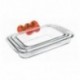 SET 3 FUENTE HORNO RECTANGULAR KRISTALL DE IBILI