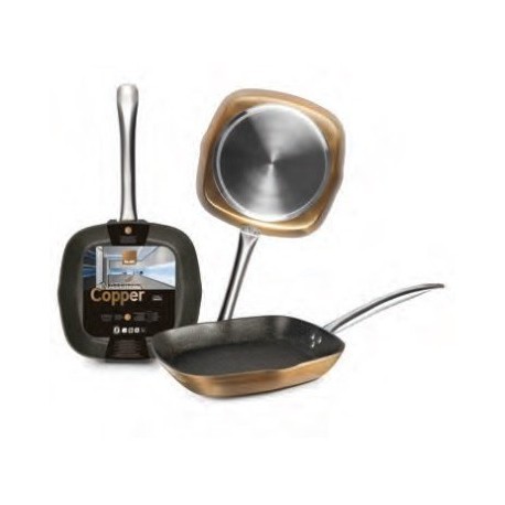 Grill Natura cobre de Ibili 28 cm