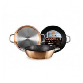 SARTÉN HONDA CON ASAS NATURA COPPER DE IBILI 28 CM